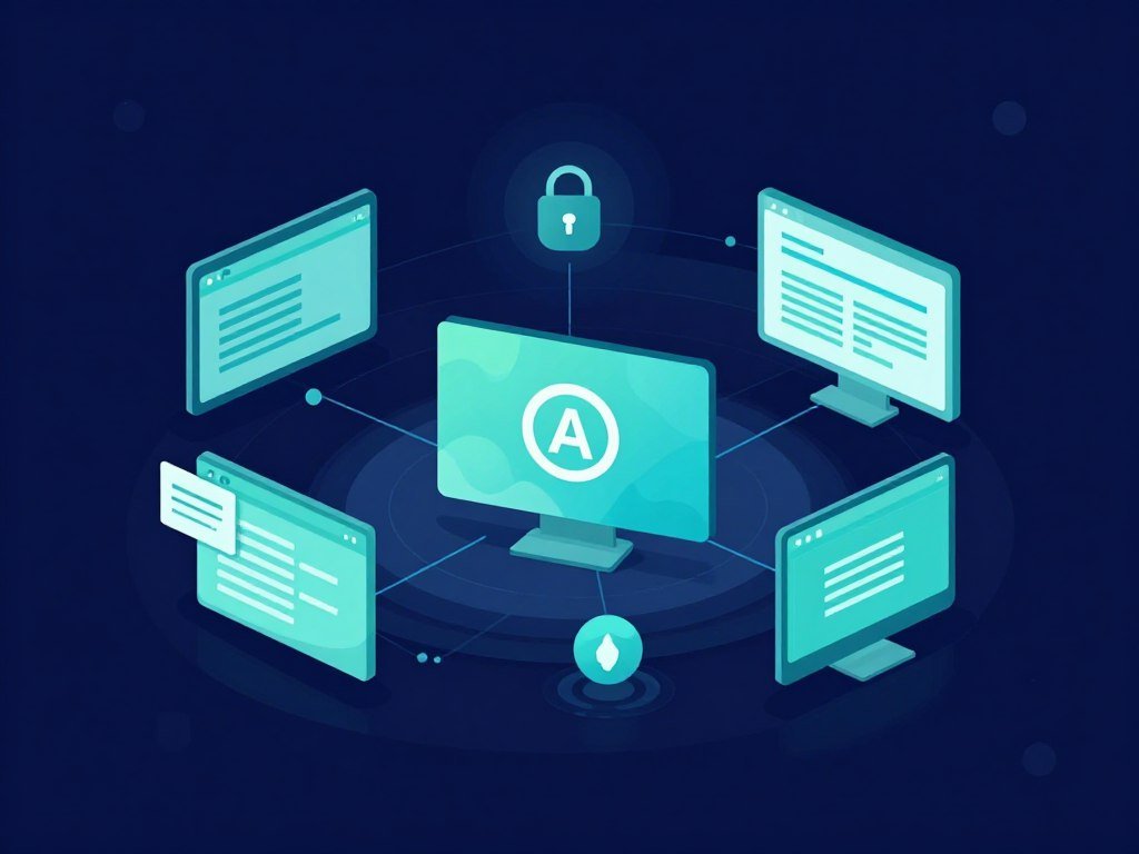 تصور بصري لتكامل كلود مع أدوات تطوير المواقع والتطبيقات