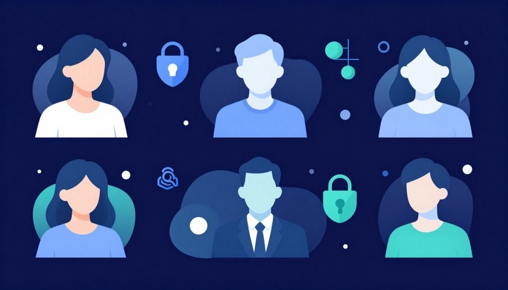 تصور بصري لمختلف فئات المستخدمين المستفيدين من كلود