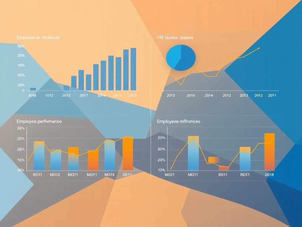 تصور مجرد لتحليل الموارد البشرية باستخدام Power BI