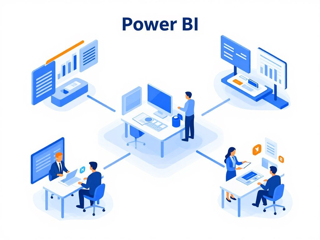 تصور مجرد لسيناريوهات استخدام Power BI المثالية