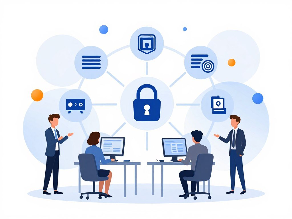 تصور مجرد لمحترفي تكنولوجيا المعلومات الذين يستخدمون Power BI