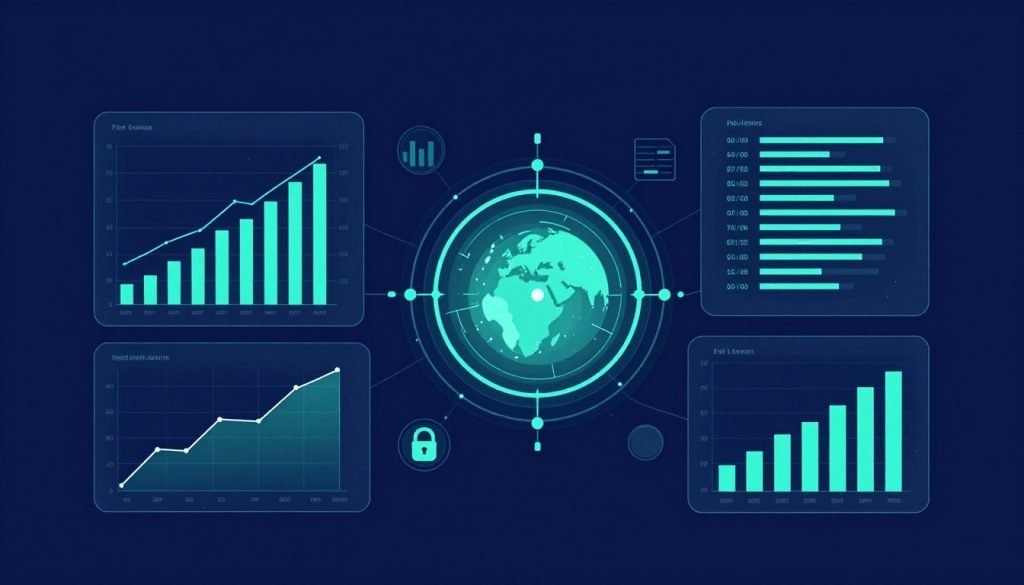واجهة كلود تعرض تحليل بيانات وبحث متقدم مع رسوم بيانية