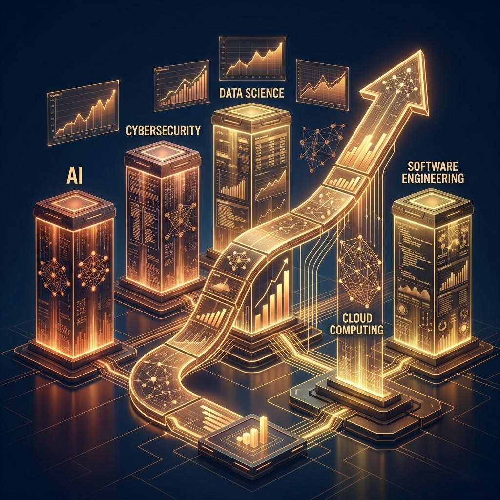 Read more about the article أفضل 10 وظائف تقنية برواتب عالية في 2026 (دليلك الكامل للرواتب والمسارات)