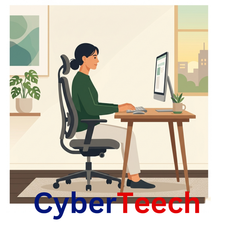 ألم الرقبة من العمل، كرسي مريح للمكتب، وسادة دعم الظهر، بيئة عمل صحية، ergonomic chair عربي