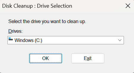 أداة تنظيف القرص Disk Cleanup في ويندوز 10 و 11