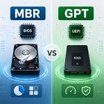 GPT vs MBR: الشرح الكامل للفرق بينهما وأيهما الأفضل لتثبيت ويندوز