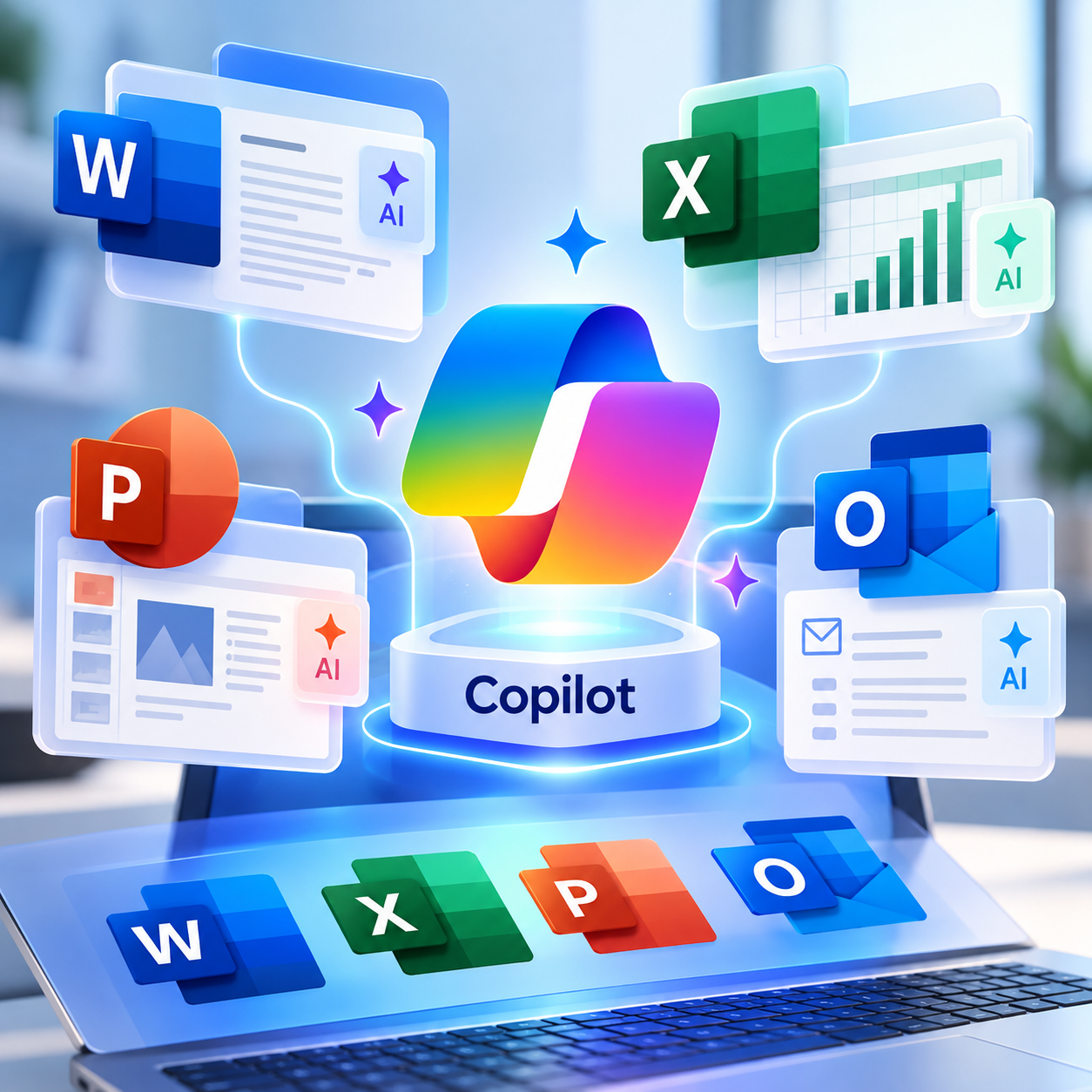 You are currently viewing كيف تستفيد من الذكاء الاصطناعي في برامج Microsoft Office؟ دليل عملي شامل